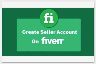 Create a seller account on fiverr