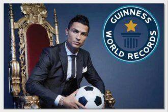 Guinness World Record Cristiano Ronaldo