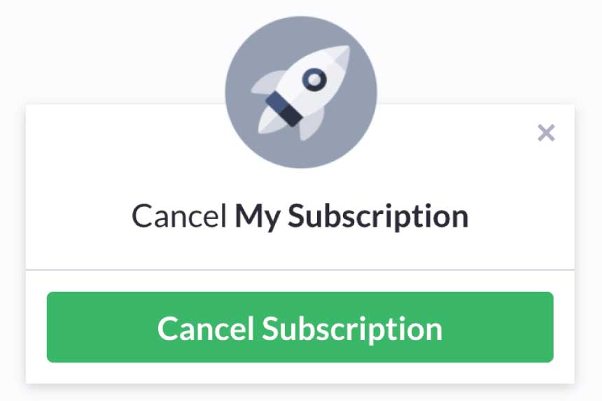 Cancel subscriptions
