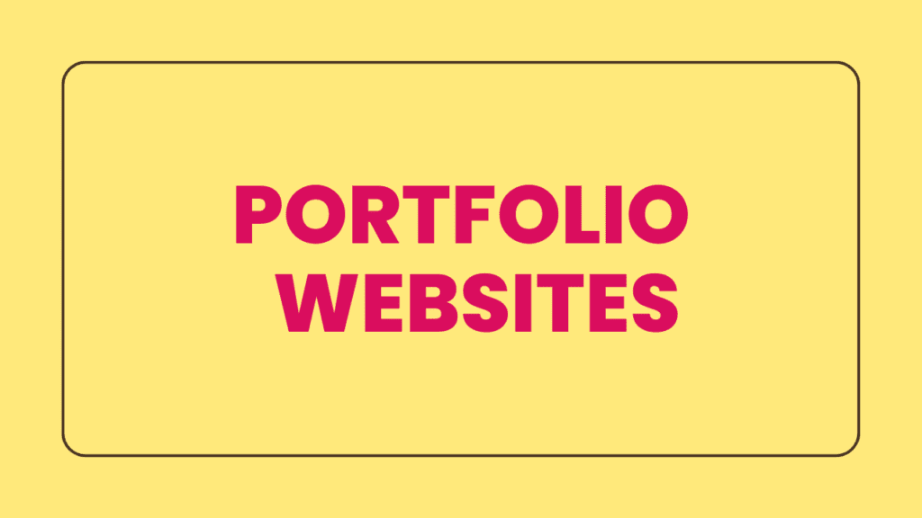 portfolio websites to show off your designs
