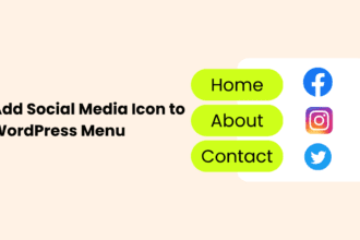 How To Add Social Media Icons To WordPress Menus