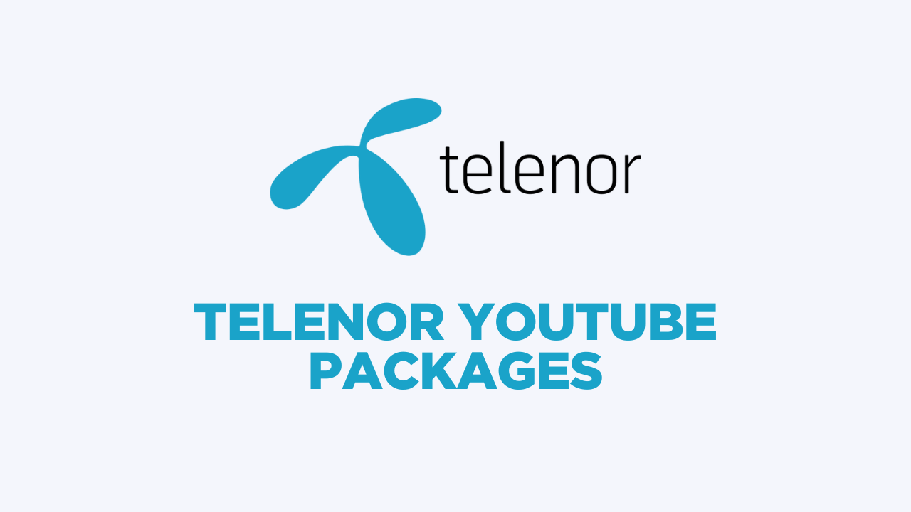 Telenor YouTube Packages