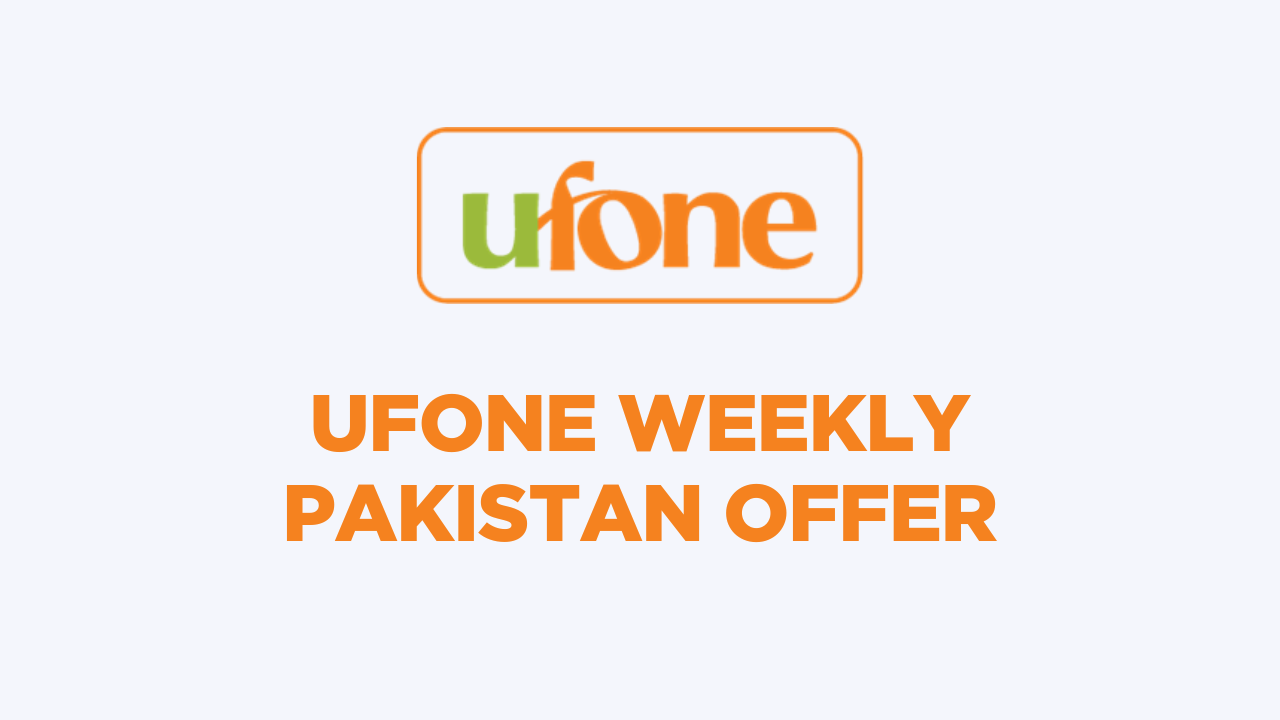 Ufone Weekly Pakistan Offer